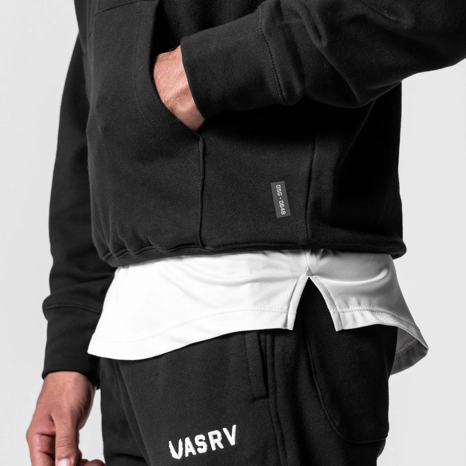 0648. Tech-Terry™ Hoodie - Black