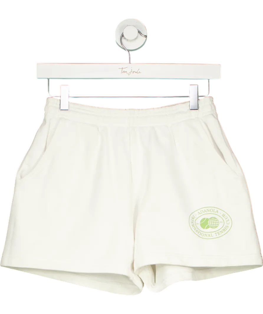 Adanola White Vacation Sweat Shorts - International Tennis UK XS