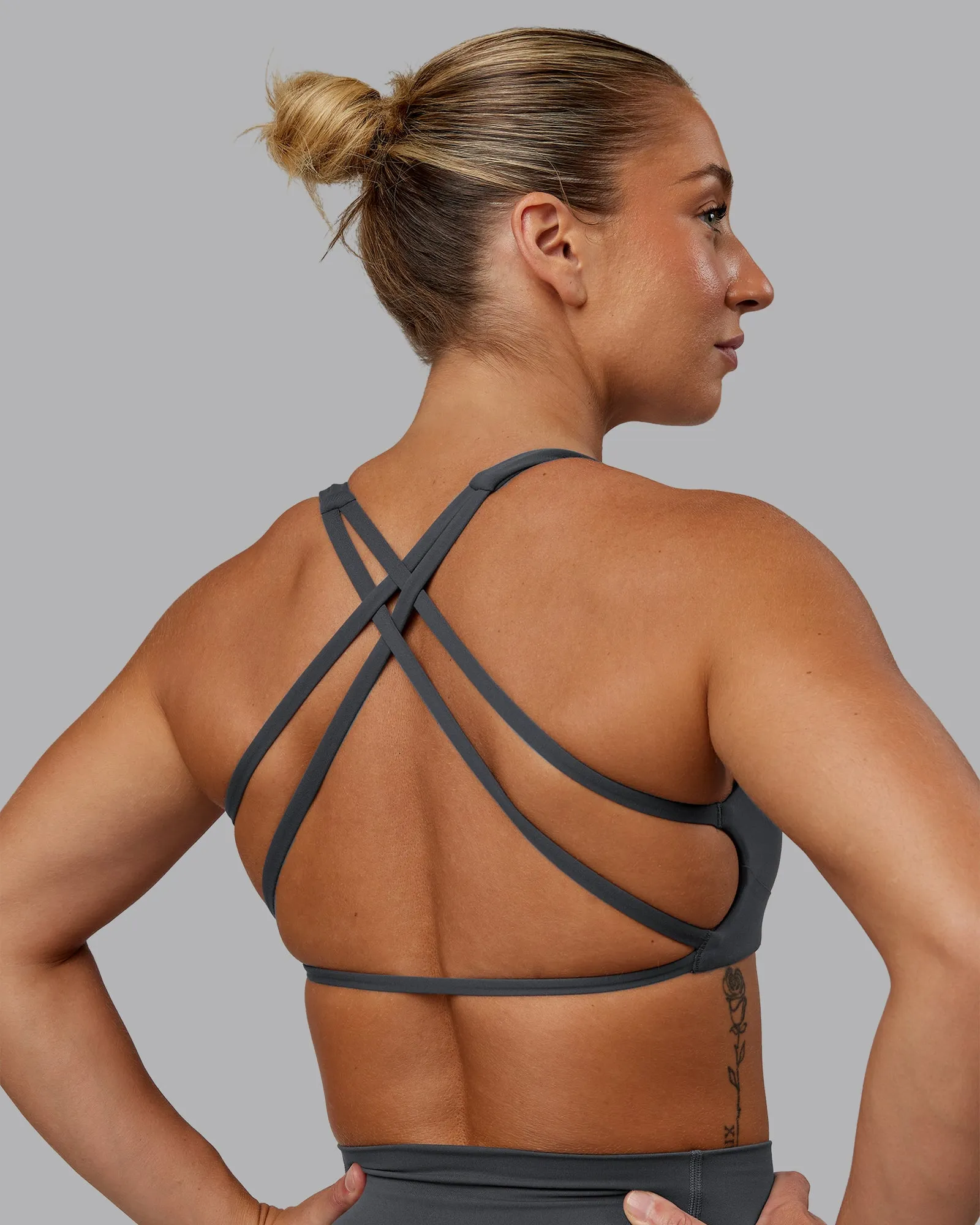 Aspire Sports Bra - Dark Storm