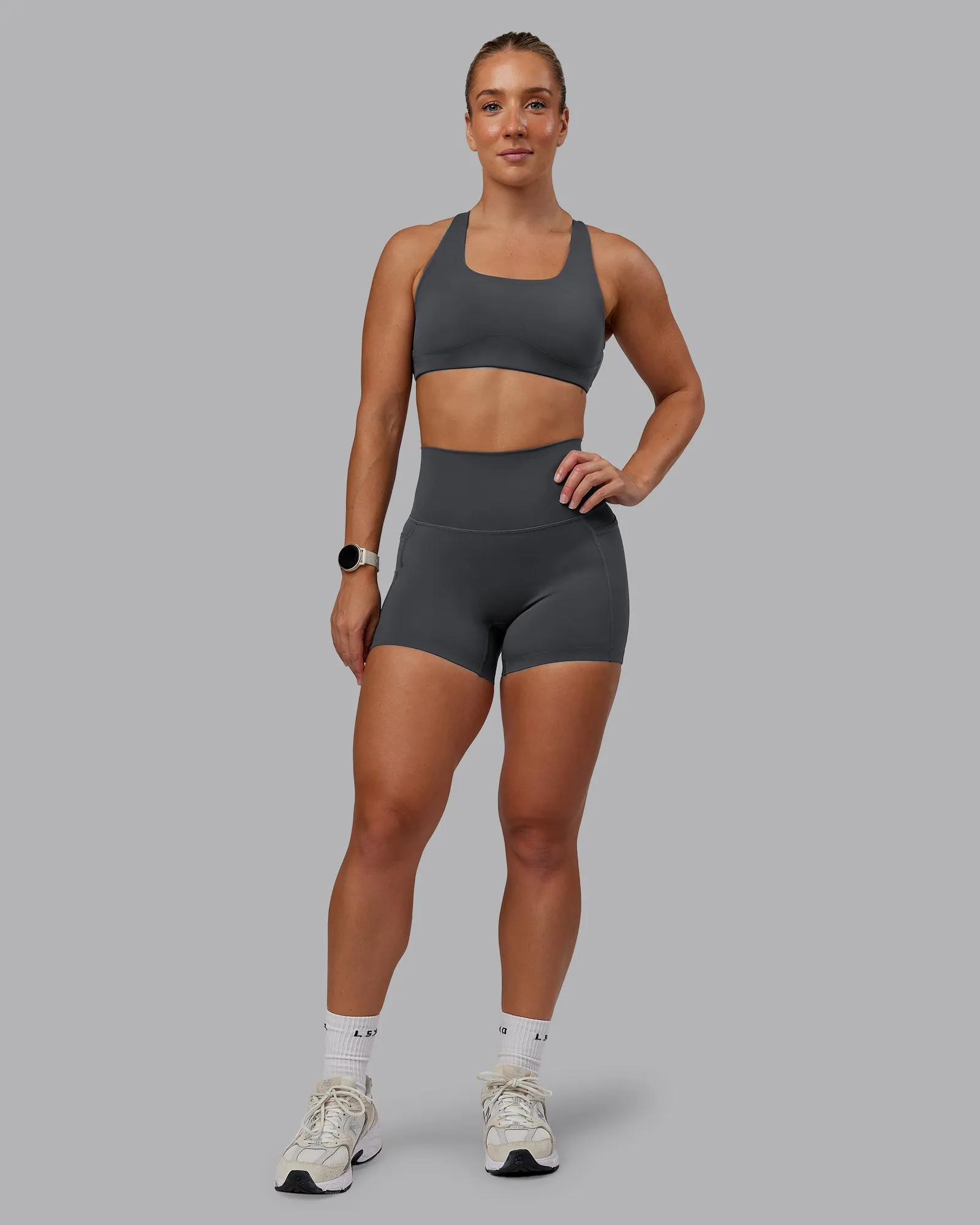 Aspire Sports Bra - Dark Storm