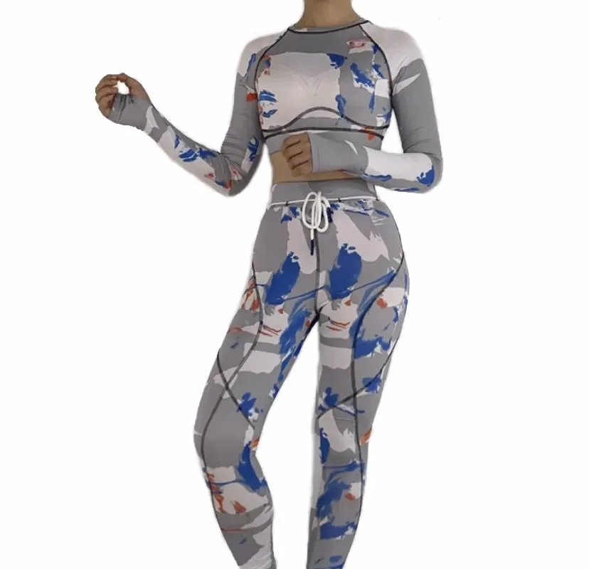 Bad Ting Two Piece Set - Gray