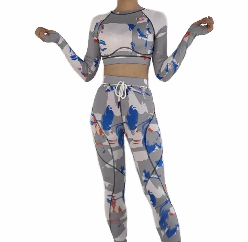 Bad Ting Two Piece Set - Gray