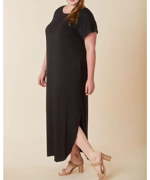 BAMBOO CURVE maxi dress
