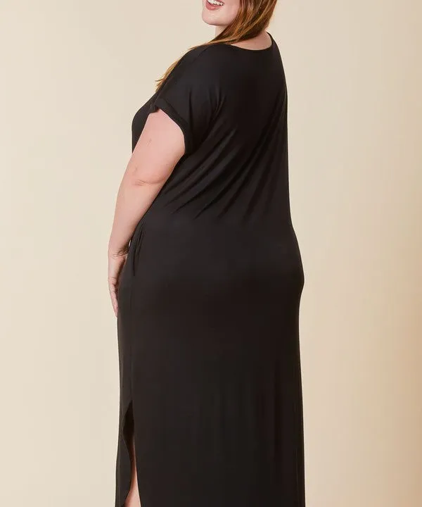 BAMBOO CURVE maxi dress