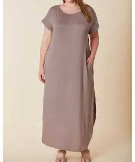 BAMBOO CURVE maxi dress