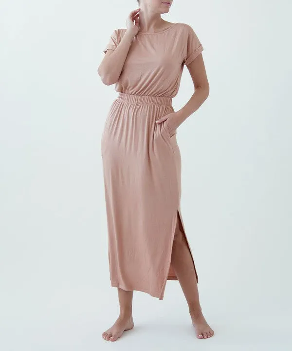 BAMBOO essential tee midi dress