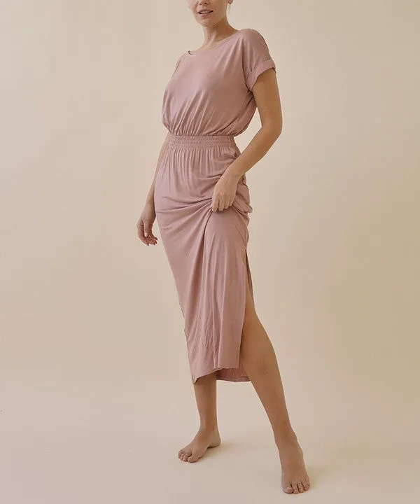 BAMBOO essential tee midi dress