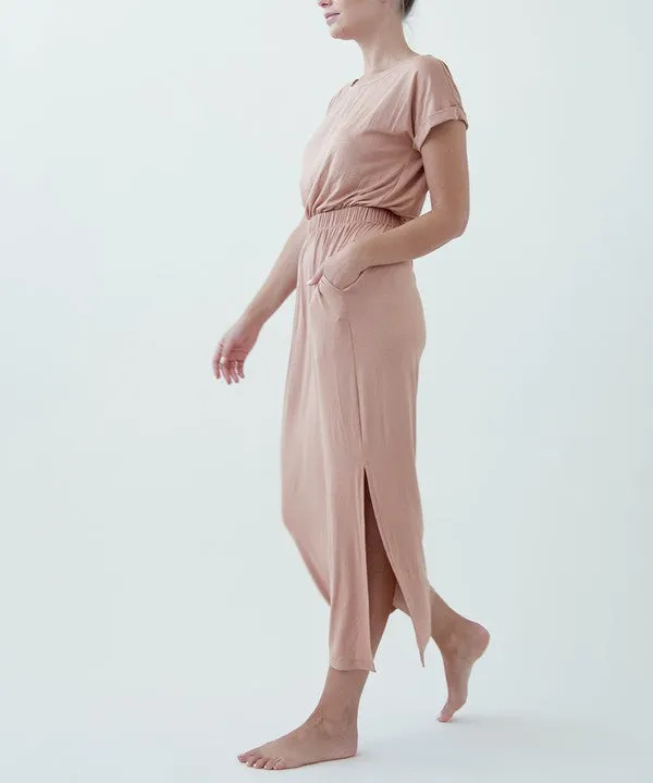 BAMBOO essential tee midi dress