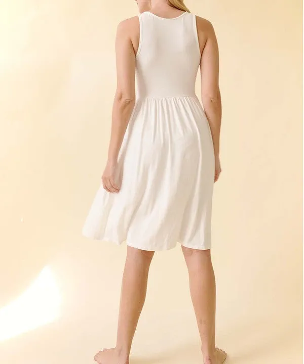 BAMBOO midi tank dress