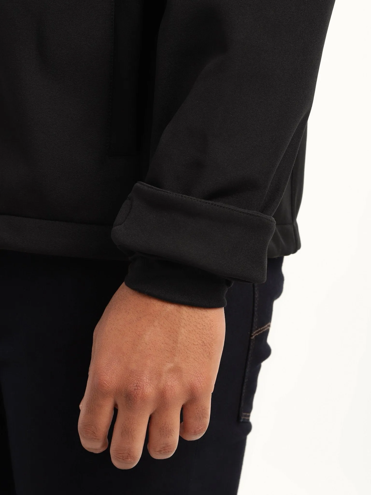 Black DWR Technical Softshell Jacket