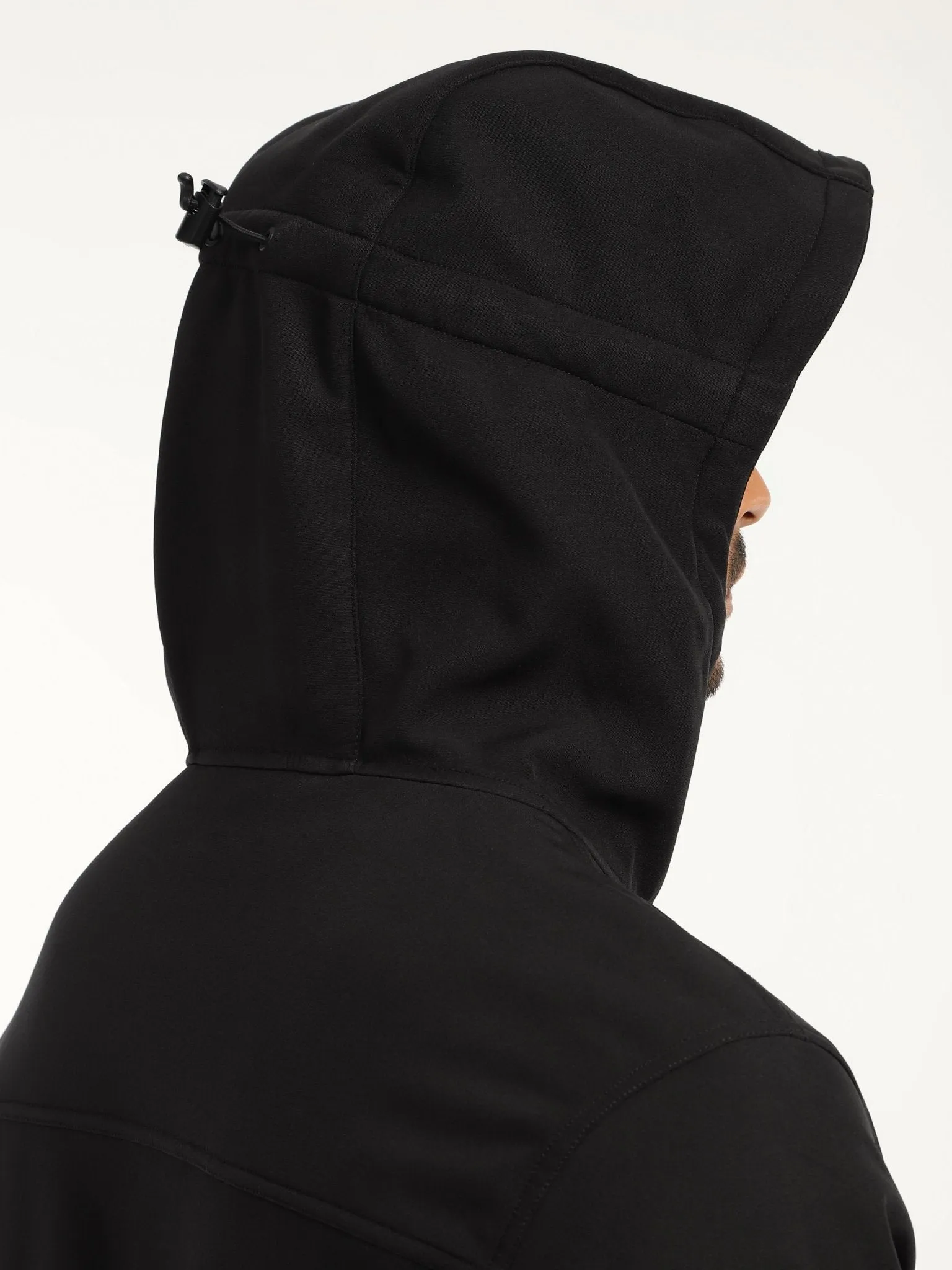 Black DWR Technical Softshell Jacket