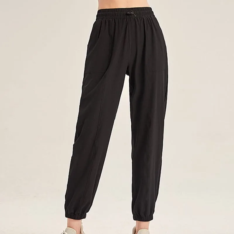 Buddha Stones Fitness Yoga Sports Track Pants With Pockets