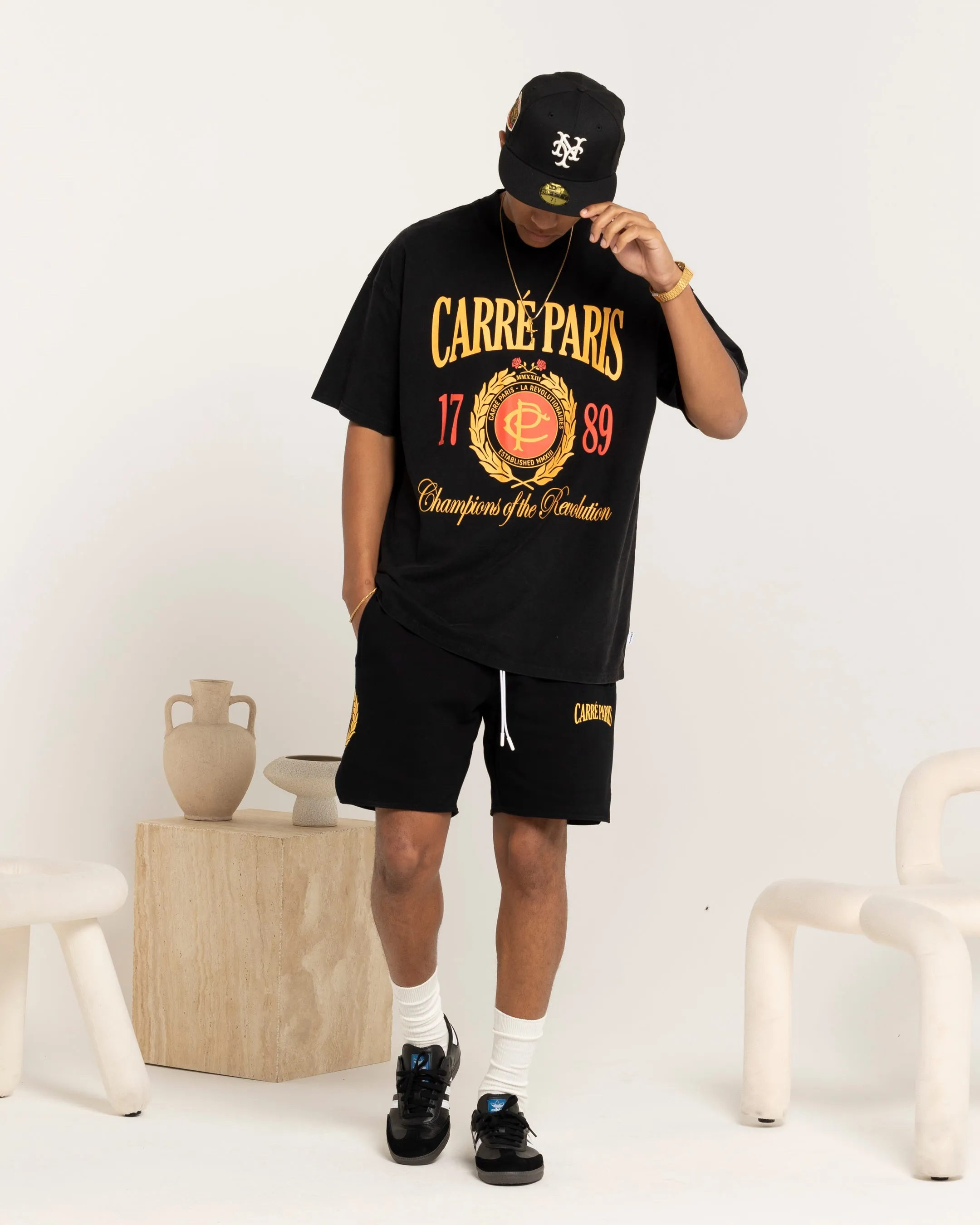 Carre Decade Sweat Shorts Black