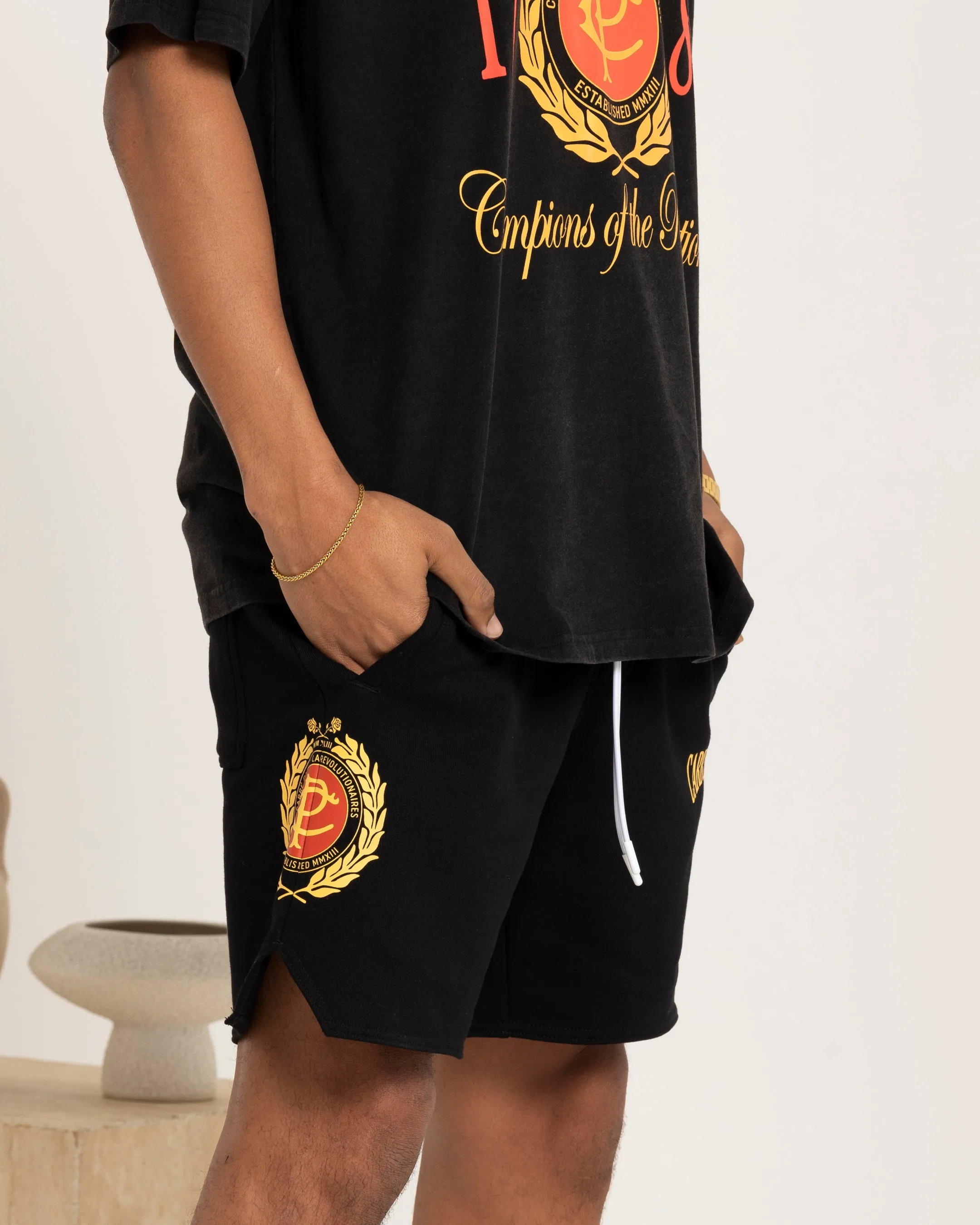 Carre Decade Sweat Shorts Black