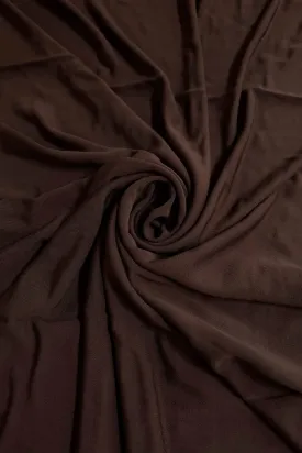 Cocoa Brown Rayon Matte Jersey
