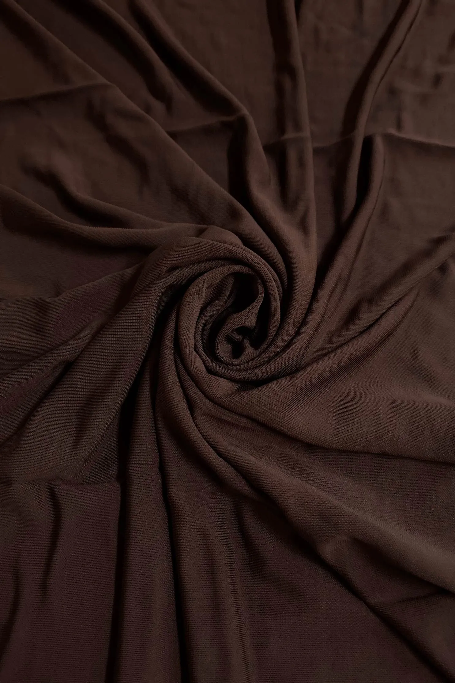 Cocoa Brown Rayon Matte Jersey