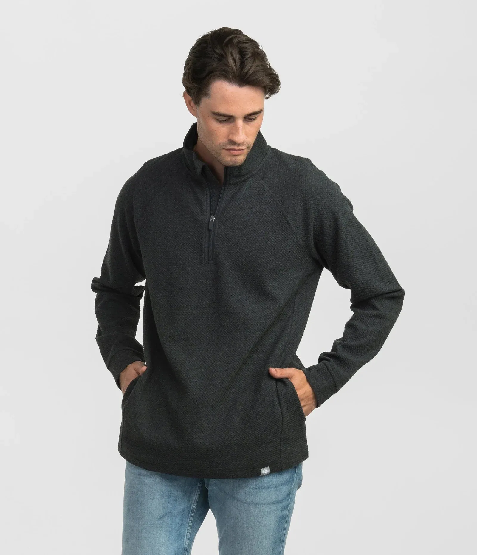 Dallas Performance Quarter Zip • Charcoal