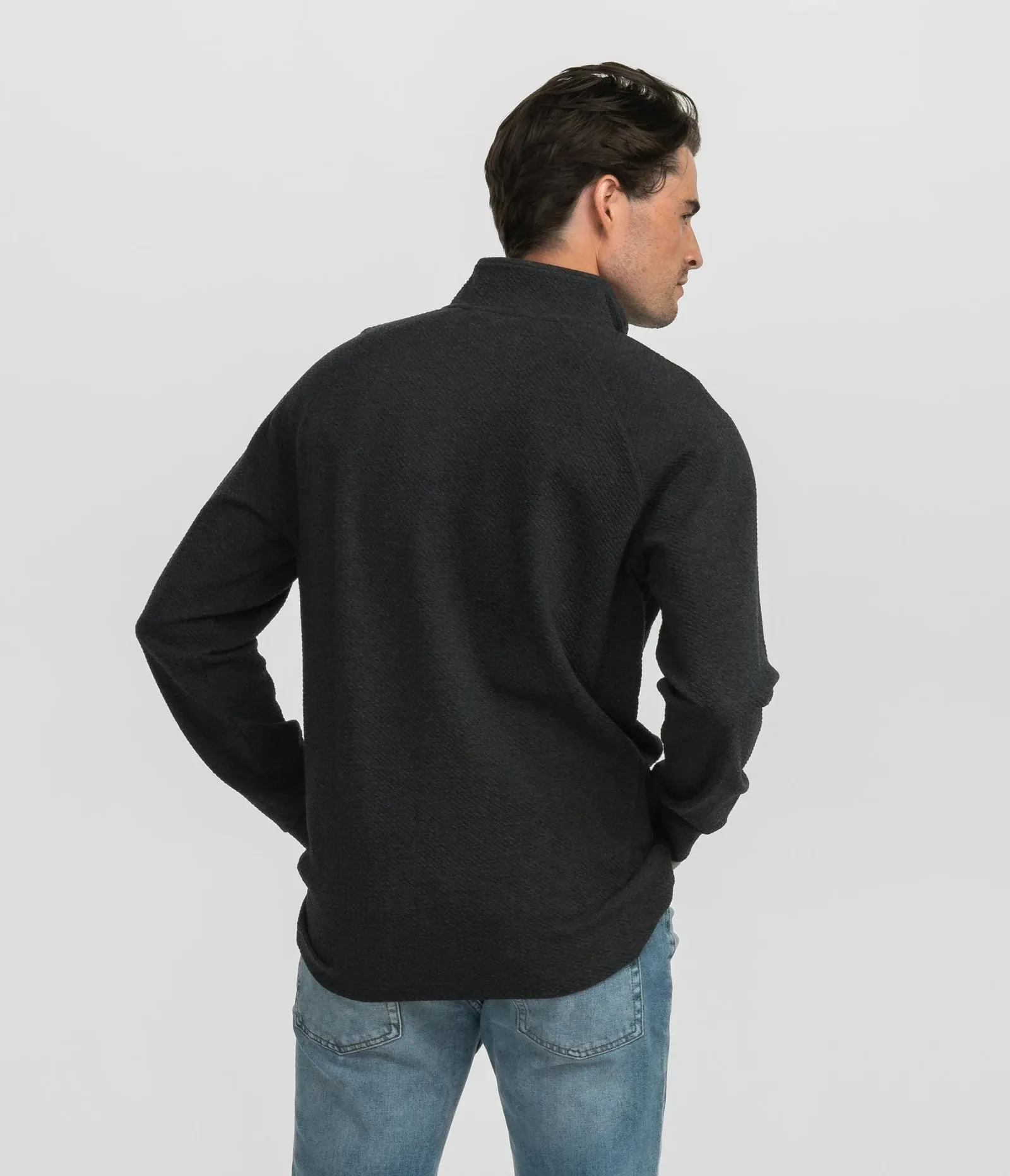 Dallas Performance Quarter Zip • Charcoal