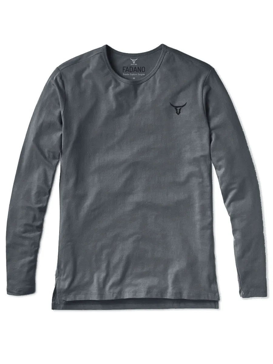 Fadano - Crew L/S -Slate