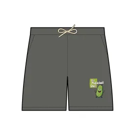Fleece Sweat Shorts with Happy Pickle 'It's Pickleball Day' Design