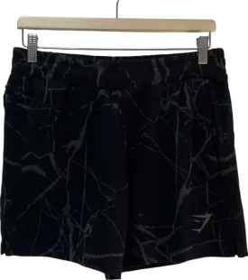 gymshark Black Rest Day Sweat Shorts UK M