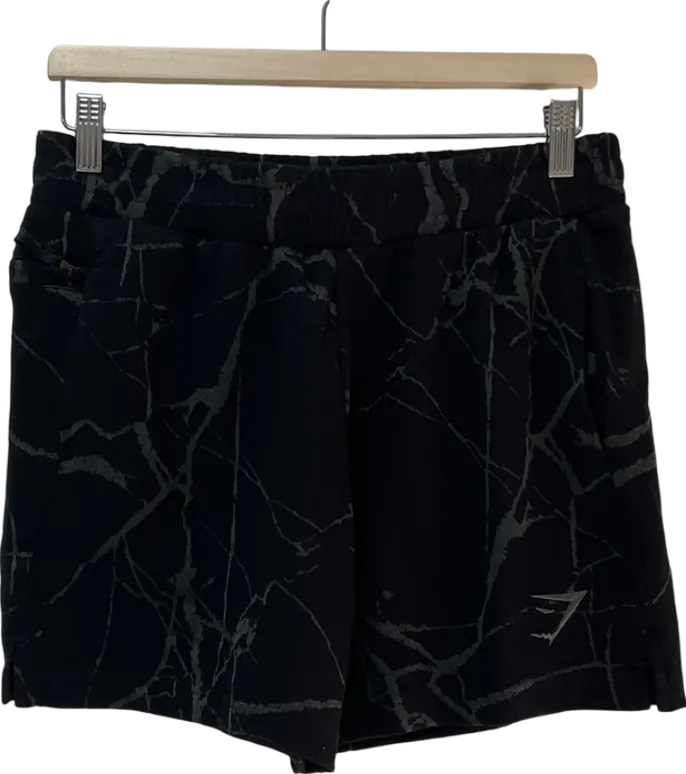gymshark Black Rest Day Sweat Shorts UK M