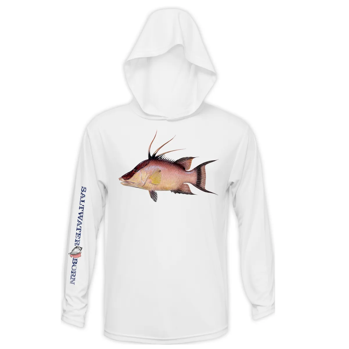 Hogfish Boys Long Sleeve UPF 50  Dry-Fit Hoody