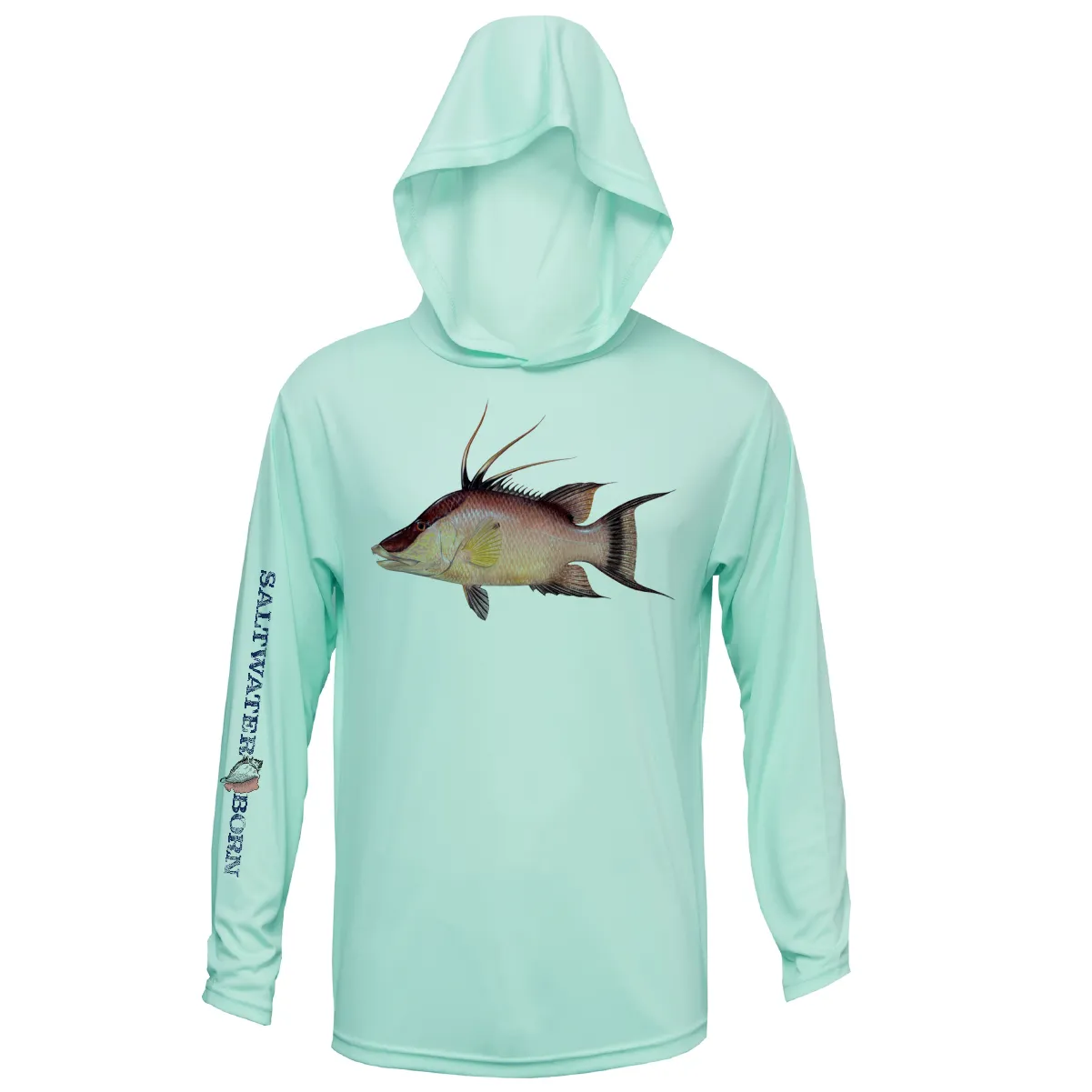 Hogfish Boys Long Sleeve UPF 50  Dry-Fit Hoody