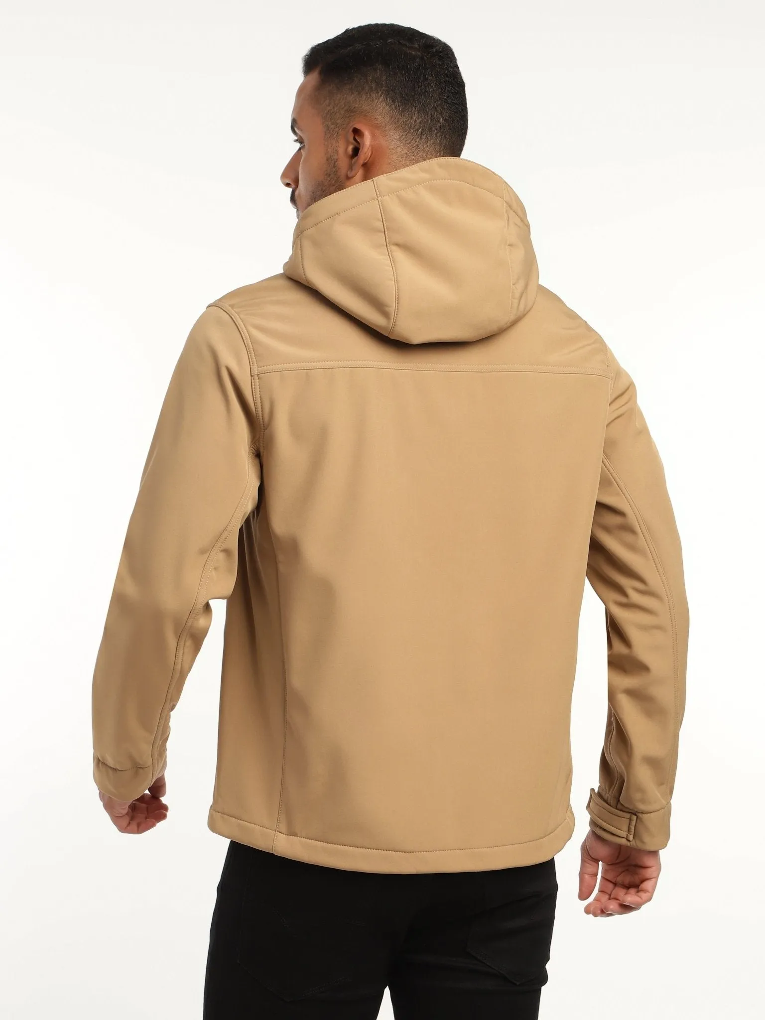 Khaki DWR Technical Softshell Jacket