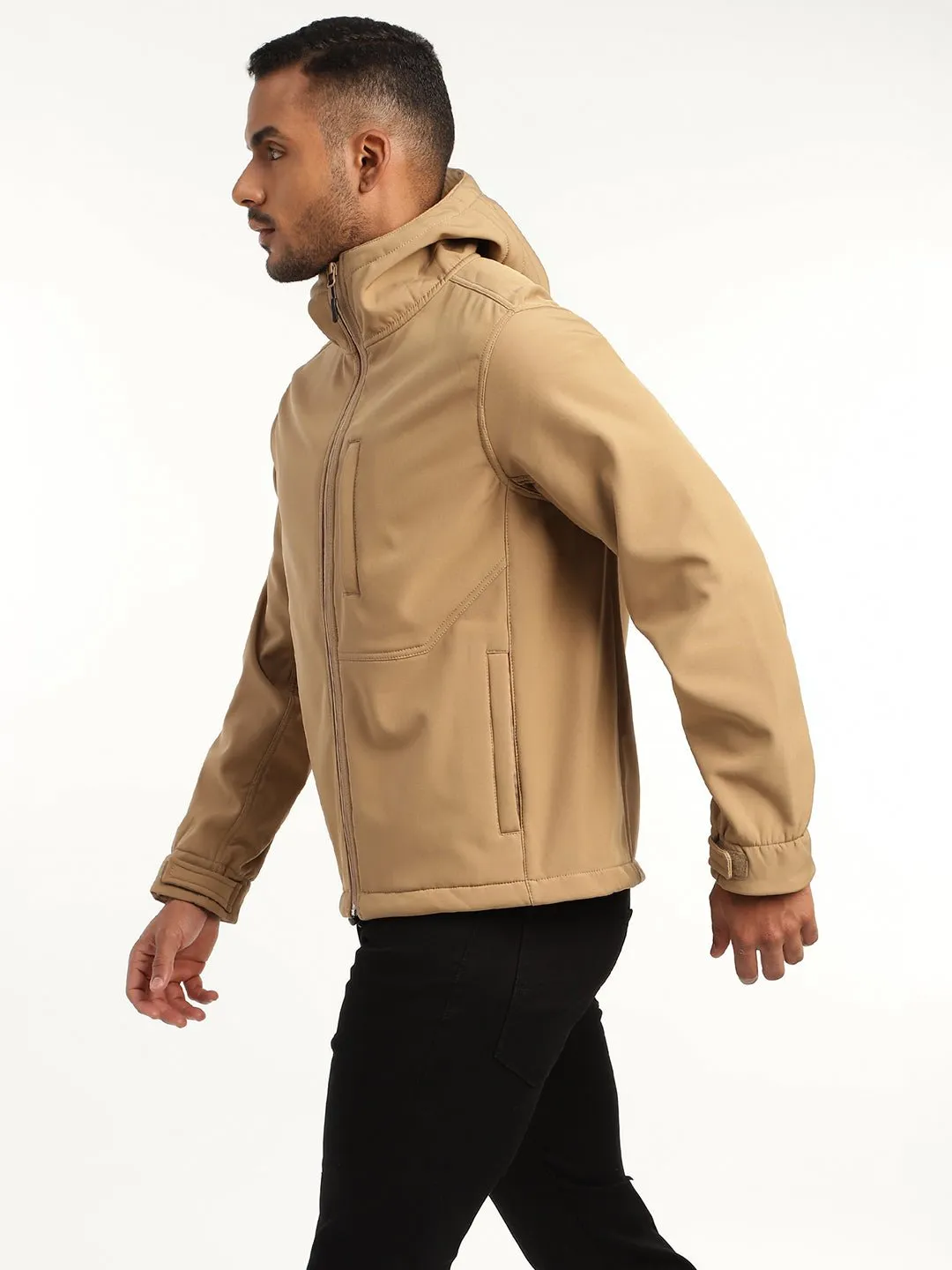 Khaki DWR Technical Softshell Jacket