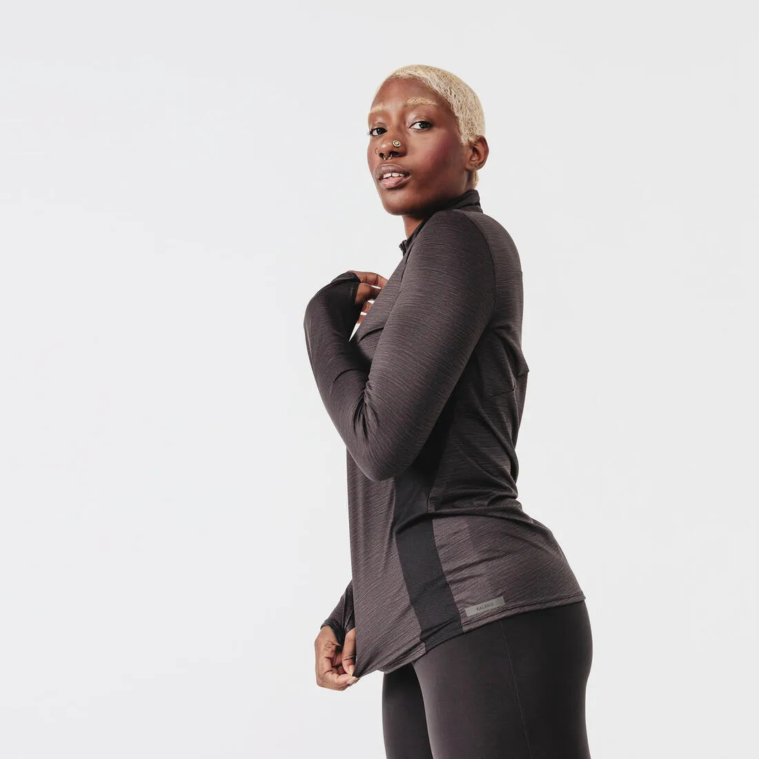 KIPRUN Run 100 Dry Women's Breathable Long-Sleeved Running T-Shirt