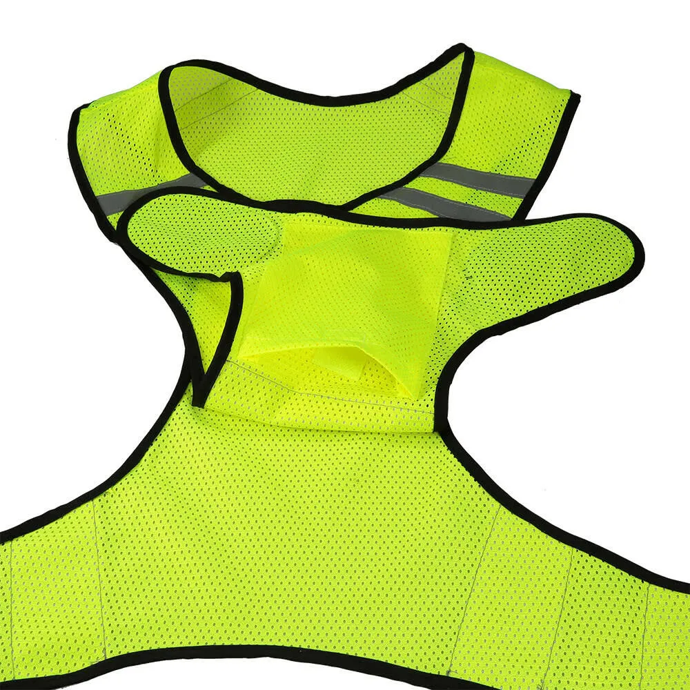 Lightweight Breathable Mesh Reflective Vest High Visibility Safety Vest Gear for Running Walking Cycling Jogging