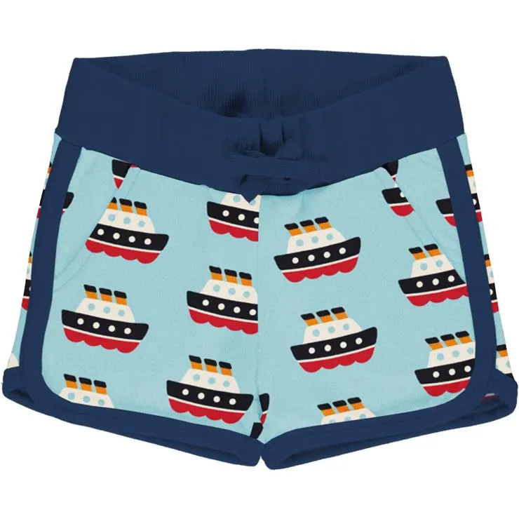 Maxomorra Sweat Runner Shorts - Ferry