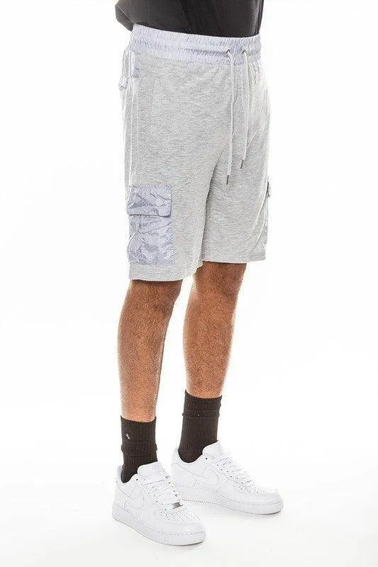 Mens Heathered Light Weight Slub Shorts