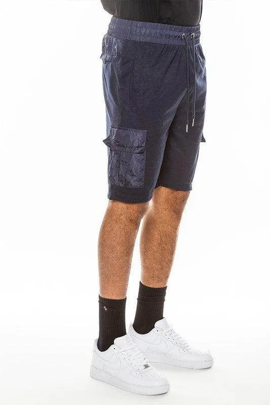 Mens Heathered Light Weight Slub Shorts