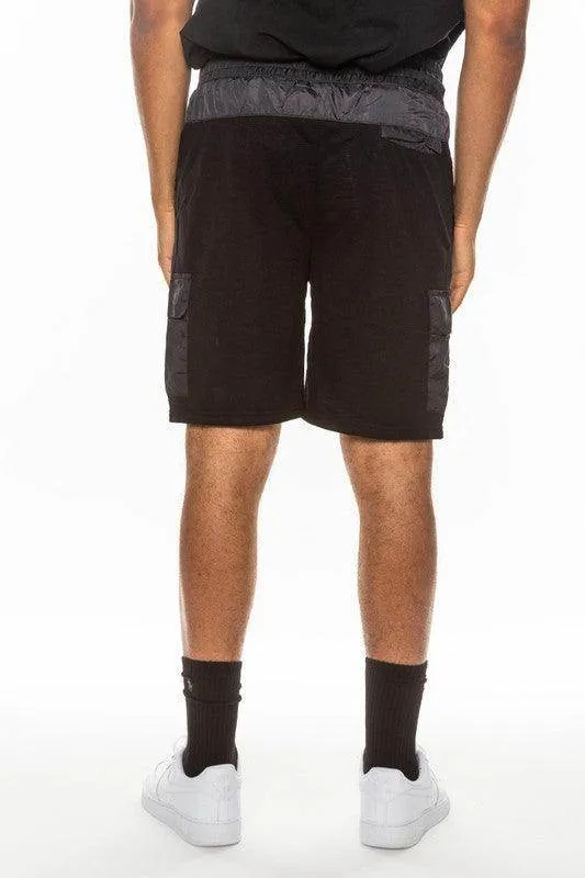 Mens Heathered Light Weight Slub Shorts