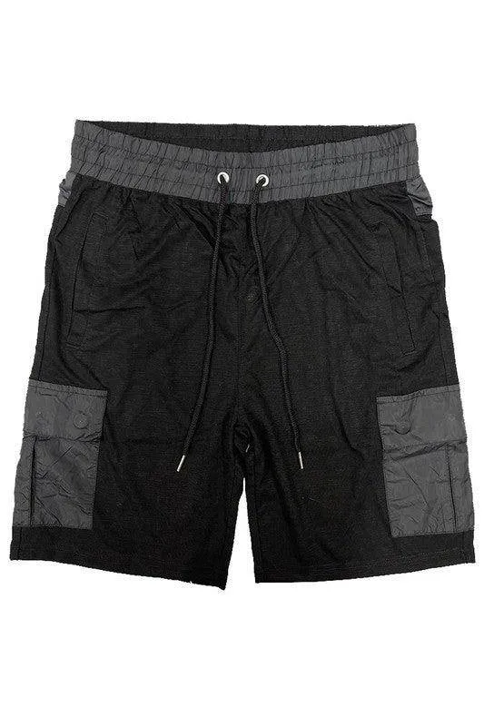 Mens Heathered Light Weight Slub Shorts