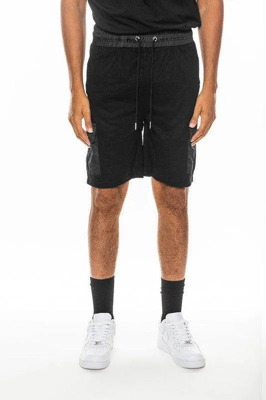 Mens Heathered Light Weight Slub Shorts