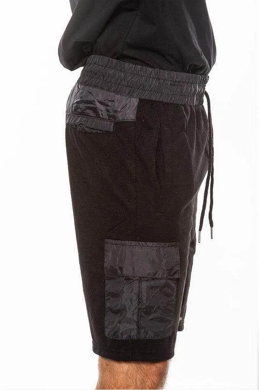 Mens Heathered Light Weight Slub Shorts