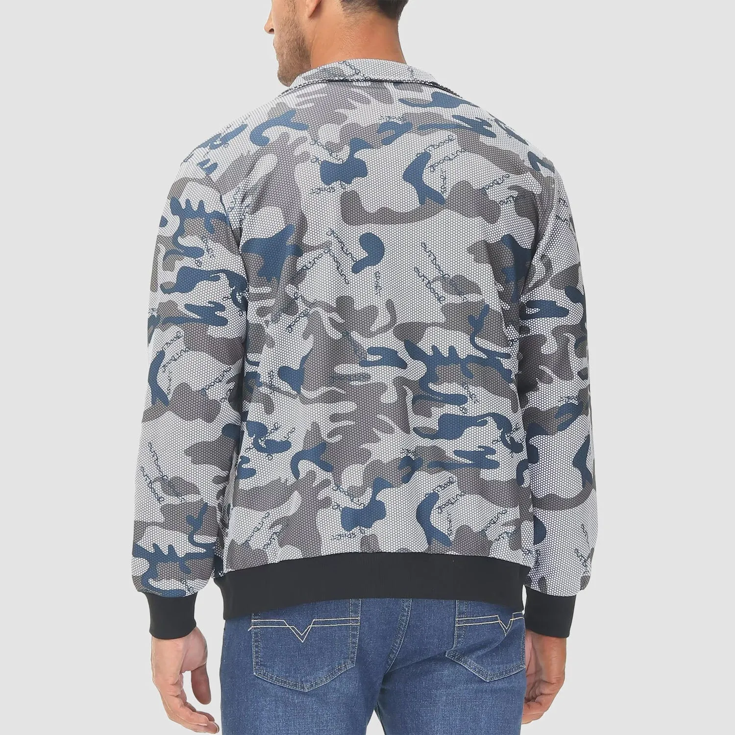 Men's Track Jackets Lightweight Full-Zip Casual Coat Workout Running Jacket With Pockets