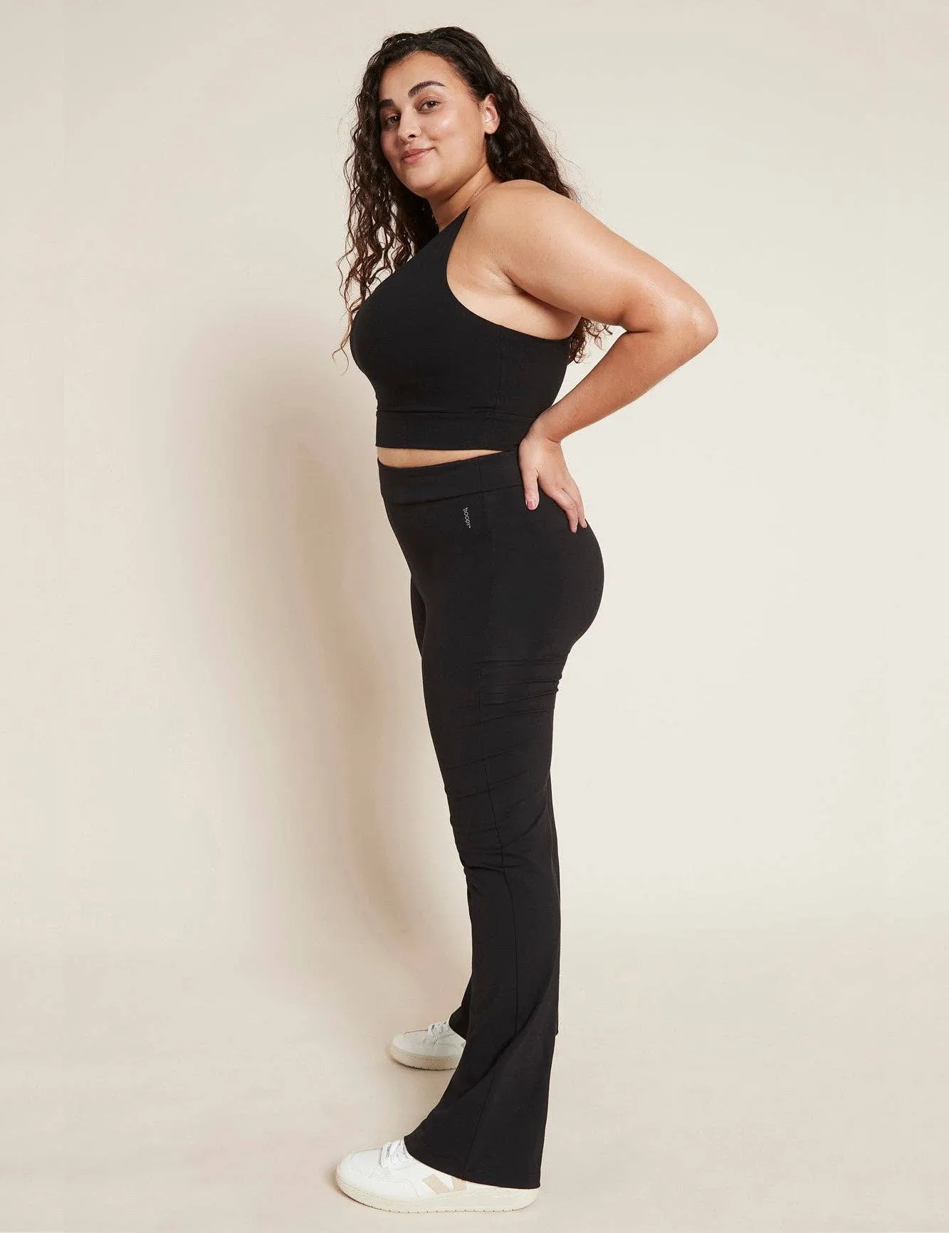 Motivate High Waist Flare Pant: Black