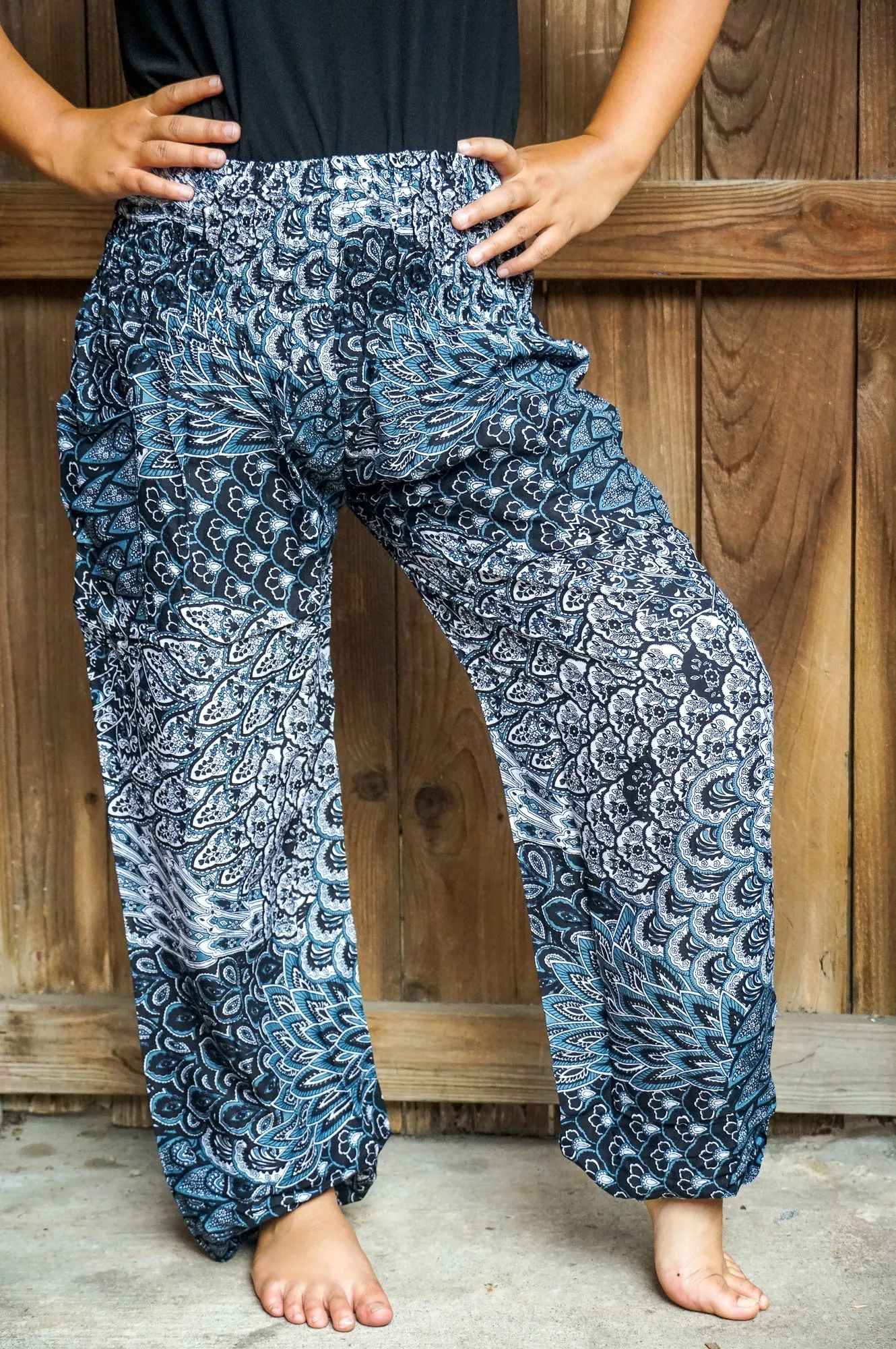 Peacock Pants Women Boho Pants Hippie Pants Yoga