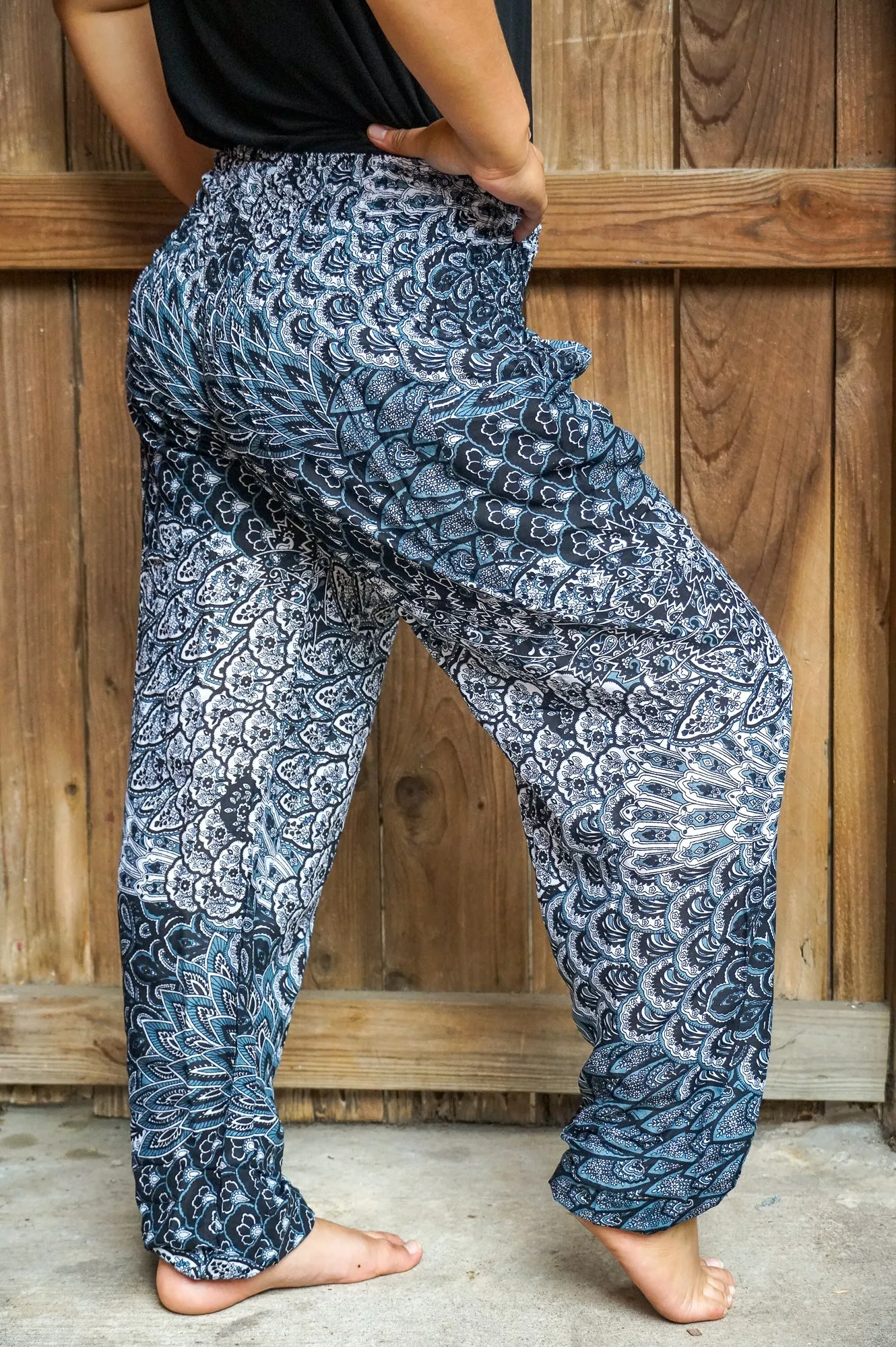 Peacock Pants Women Boho Pants Hippie Pants Yoga