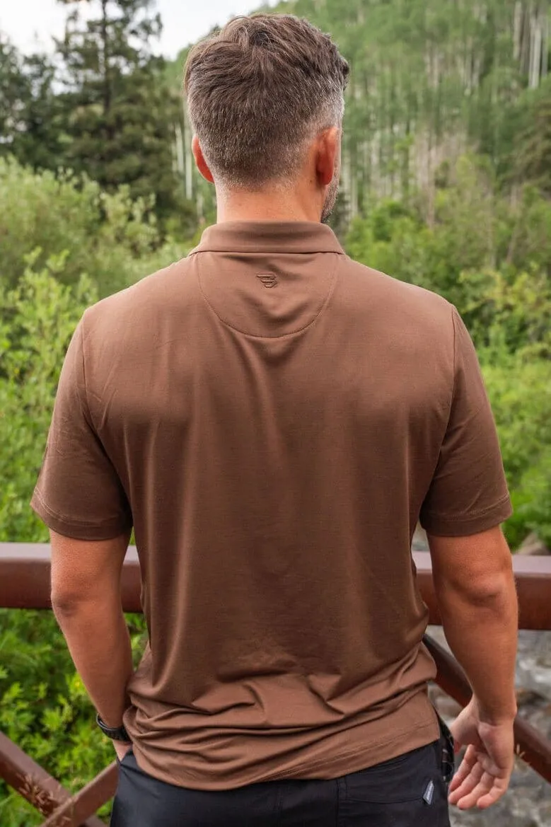 Performance Polo - Heather Brown