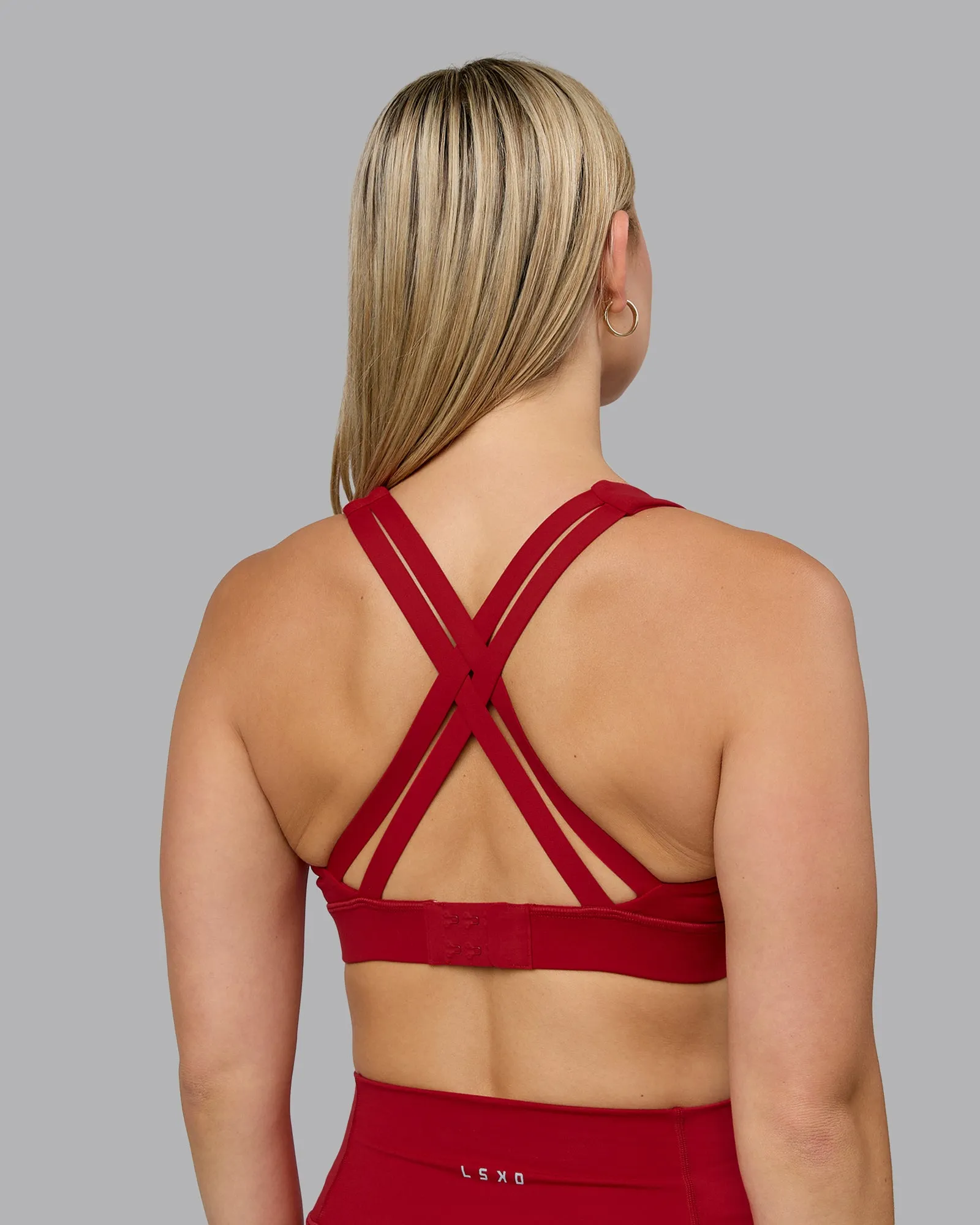 Poise Sports Bra - Cherry Red