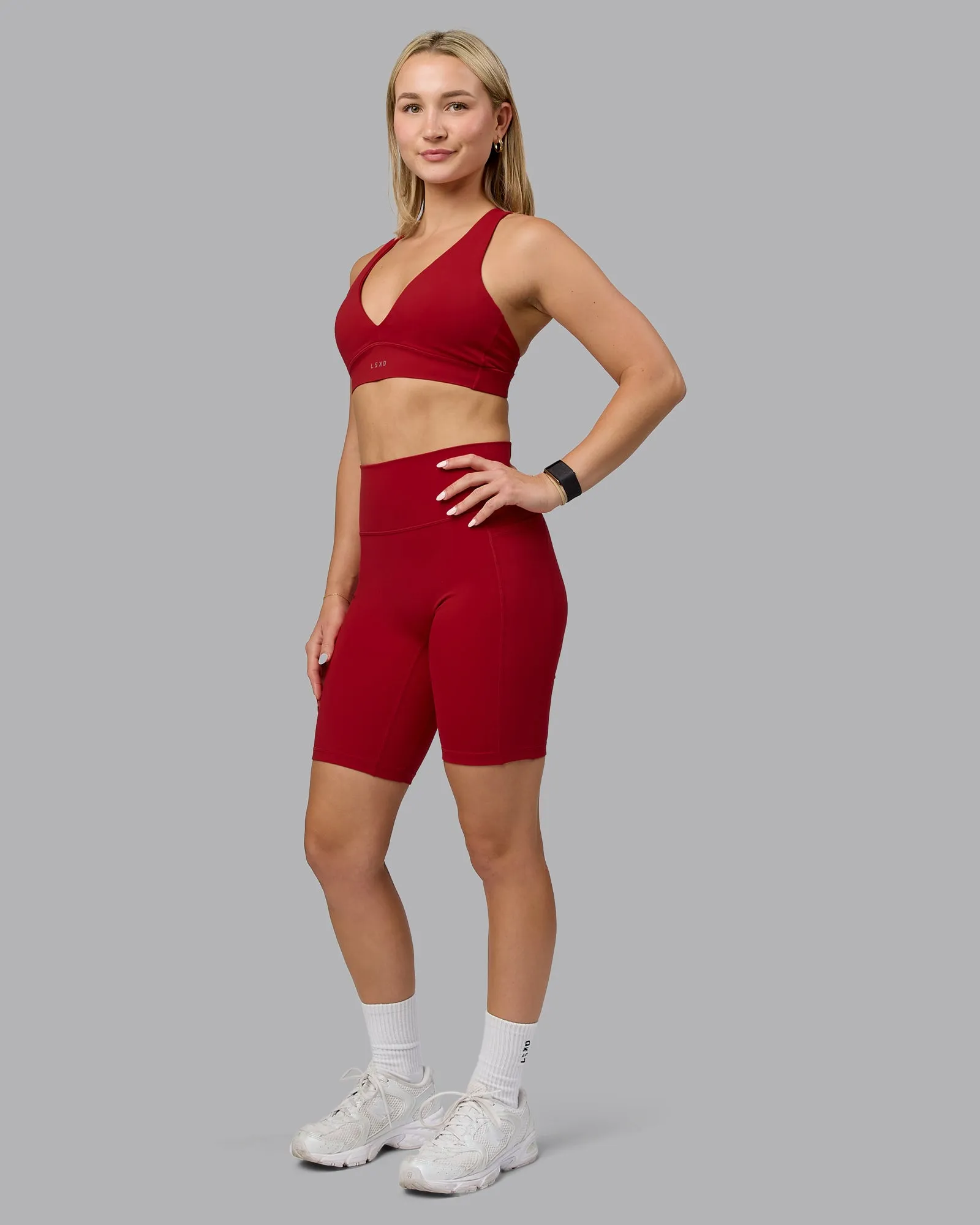 Poise Sports Bra - Cherry Red