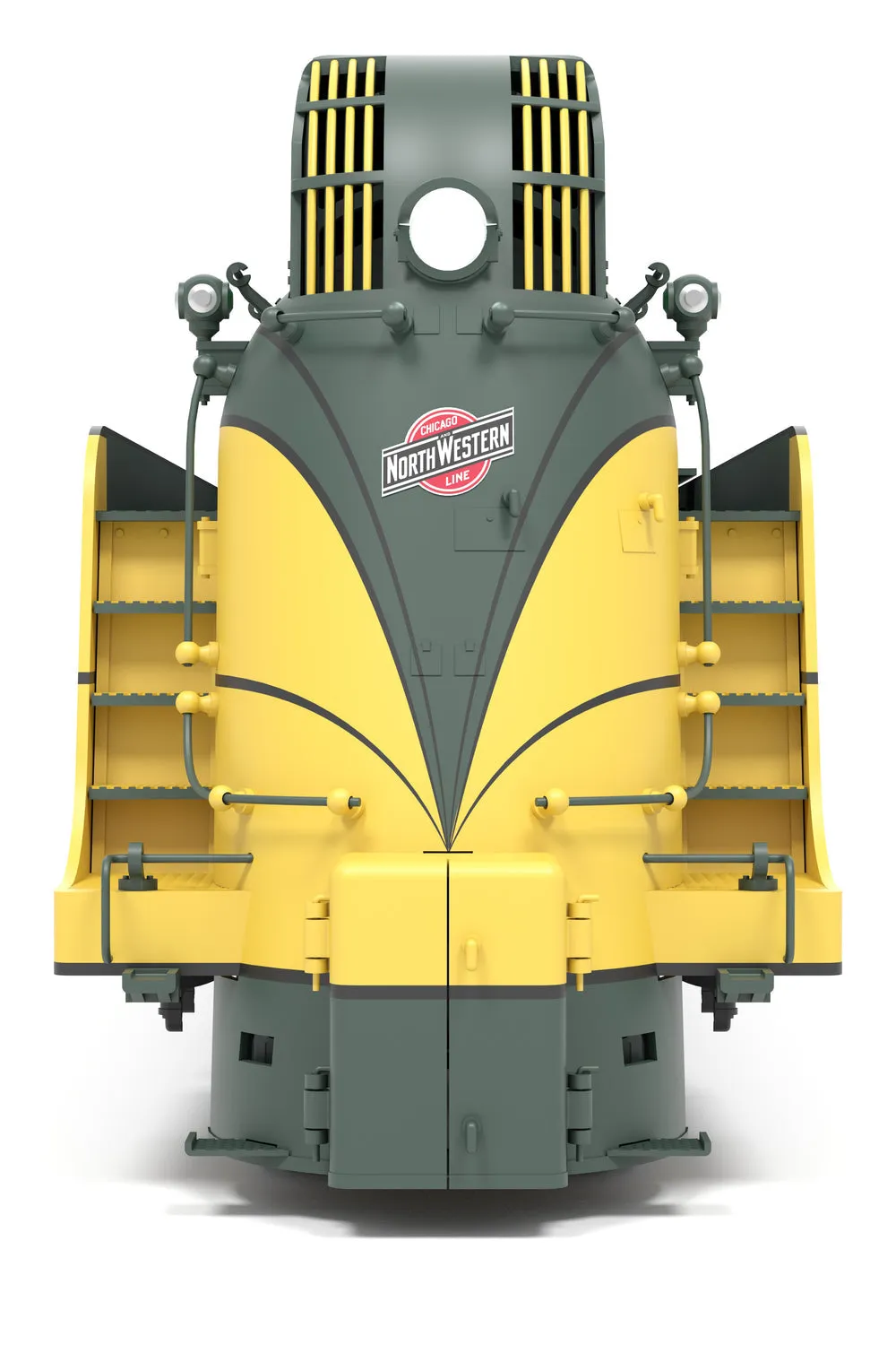 Pre-orders due 2025/04/24* HO Broadway Ltd C&NW 4-6-2 "Yellow Jacket", 1944 Appearance, Paragon4 Sound/DC/DCC #1617