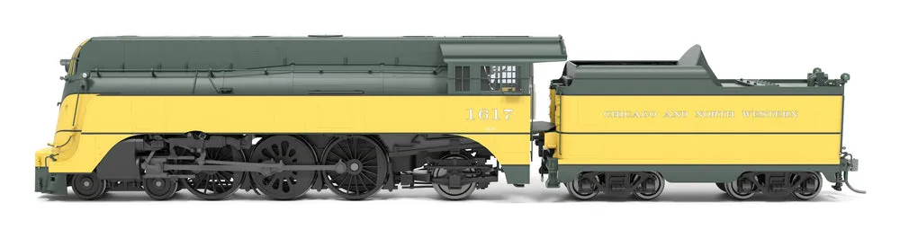 Pre-orders due 2025/04/24* HO Broadway Ltd C&NW 4-6-2 "Yellow Jacket", 1944 Appearance, Paragon4 Sound/DC/DCC #1617