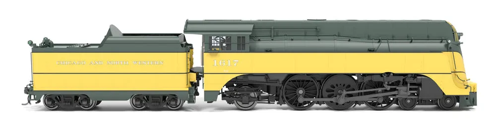 Pre-orders due 2025/04/24* HO Broadway Ltd C&NW 4-6-2 "Yellow Jacket", 1944 Appearance, Paragon4 Sound/DC/DCC #1617