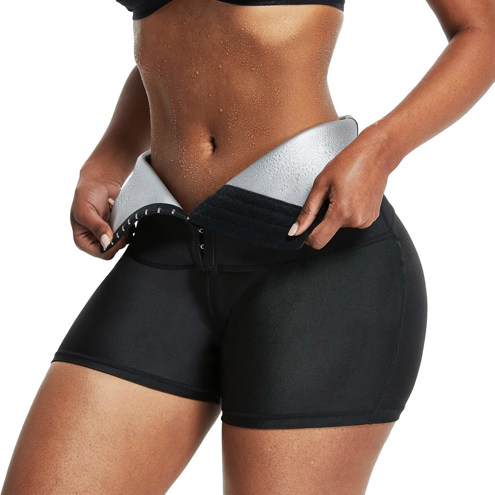 Sauna Sweat Shorts for Women  Waist Trainer Compression